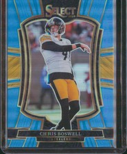 2025 Panini Select #151 Chris Boswell Light Blue Prizm #/99