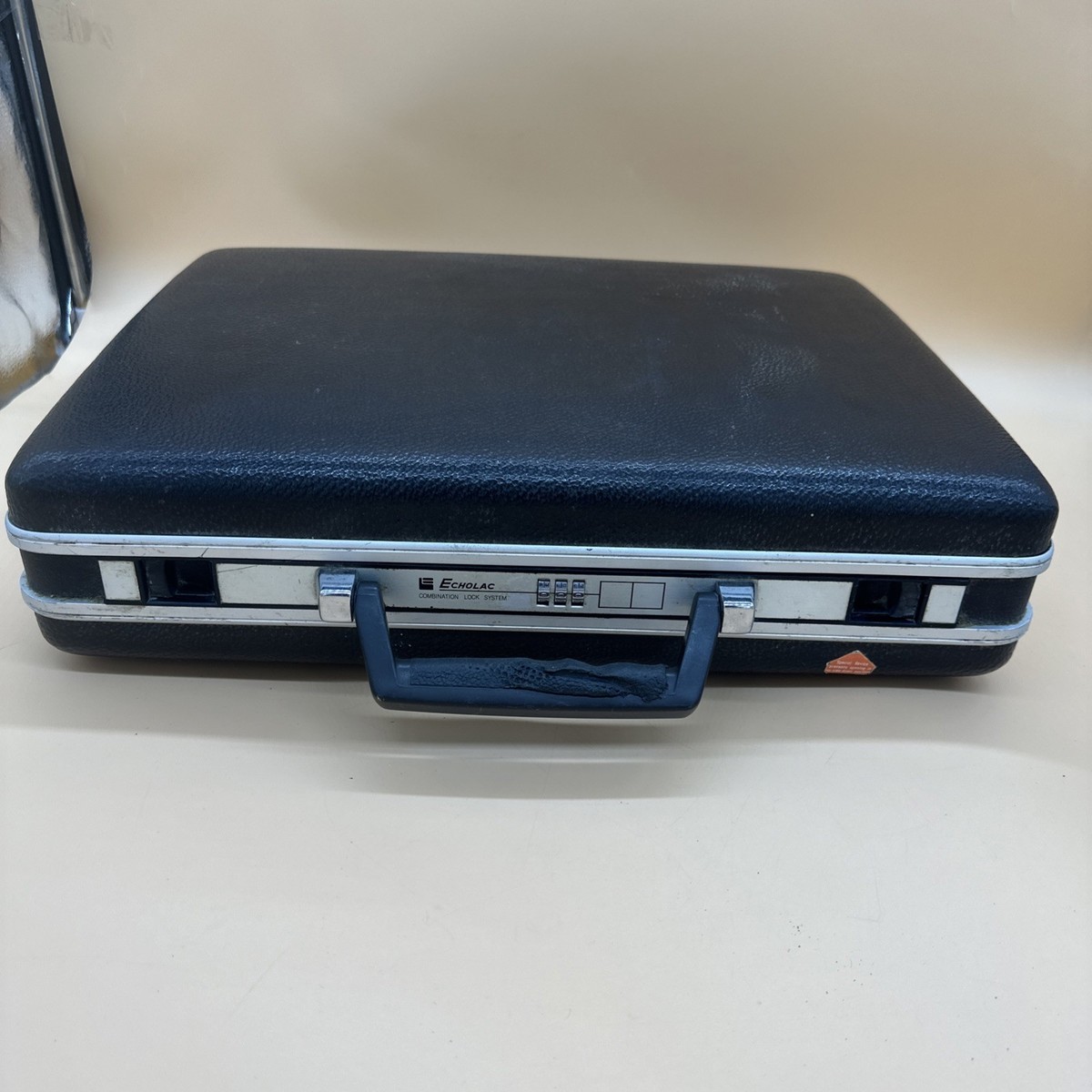 Vintage Echolac Locking Briefcase Hard Shell Brown Working Combination  KN-62C