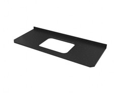 Saneux Regency 130cm Satin Black Granite Countertop with Upstand – NEW Worktop