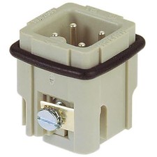 1pc HARTING ELEKTRONIK INC 09200032611 Rectangular Plug Insert, 3 PE, 16-18