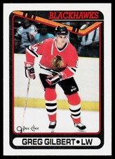 1990-91 O-Pee-Chee Greg Gilbert #255 Chicago Blackhawks