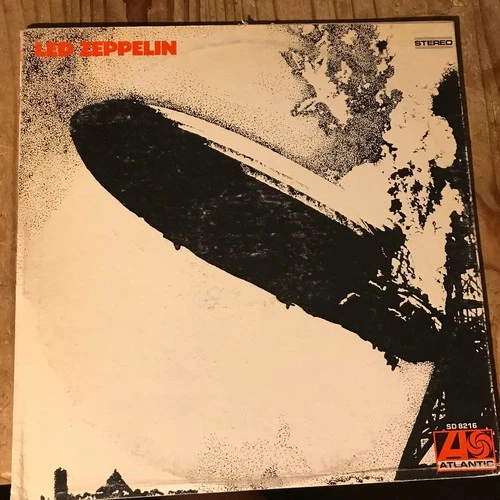Led Zeppelin I self-titled 1969 LP Record Atlantic SD 19126 VG+ US Monarch Press