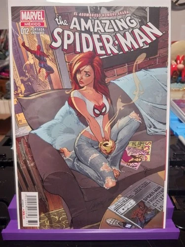 1 Rare HTF Amazing Spider-Man 601 VF MX 12 J Scott Campbell Mexican Variant