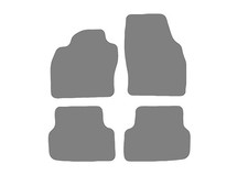 Lagerrest: Fußmattenset passend für Skoda Fabia IV PJ3, Dura graphit, Umrandung 