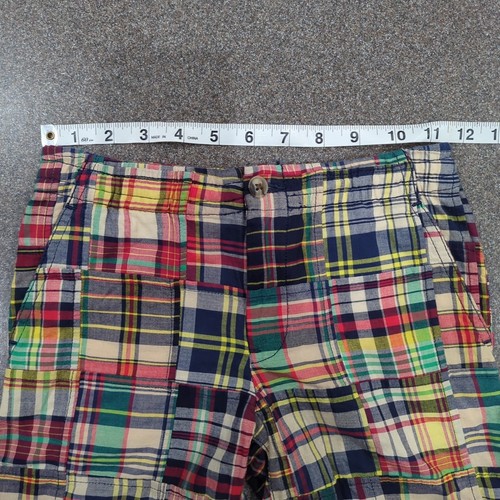 Polo Ralph Lauren Shorts Boys 6 Multicolor Plaid Chino Preppy - Picture 4 of 6