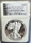 2015-W American Eagle Early Releases - NGC PF70 Ultra Cameo