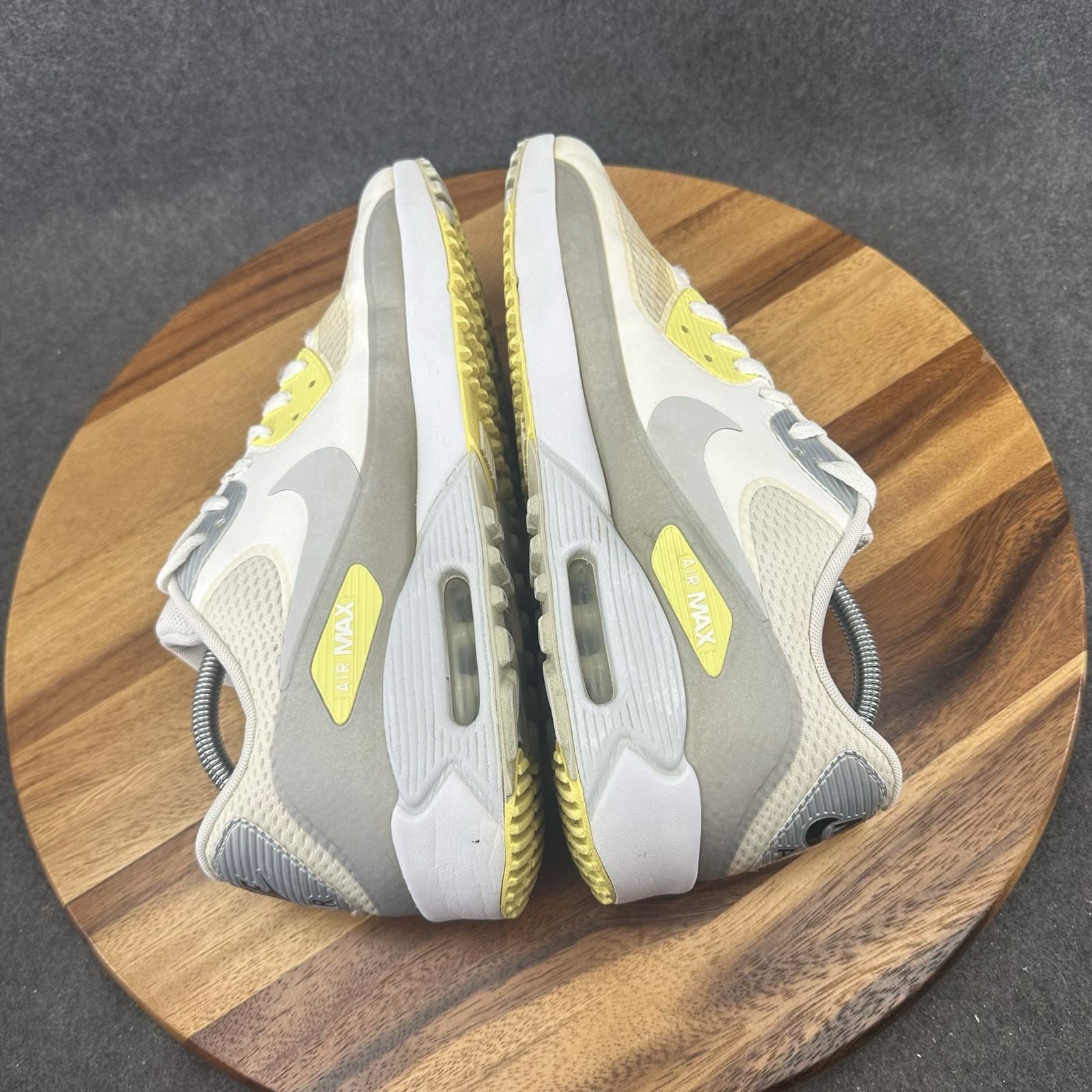 Nike Air Max 90 Golf White Metallic Platinum Spikeless Men's Size 10.5 thumbnail 9