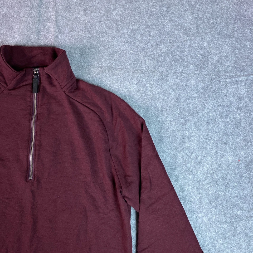 Banana Republic Sweater Mens Medium Performance Merino Wool Half Zip Pullover - Image 4 of 4