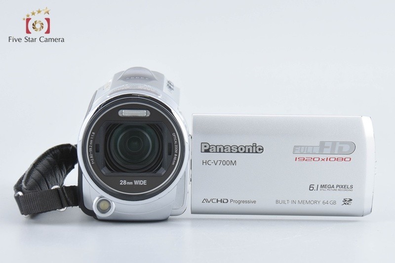 Panasonic HC-V700M シルバー Amazon.co.jp: パナソニック デジタルハイビジョンビデオカメラ