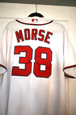 Washington Nationals Michael Morse Jersey Majestic Authentic Size 52 Cool Base
