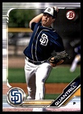 Cal Quantrill 2019 Bowman #BP-125 Padres MLB READ FREE SHIPPING AutographDen