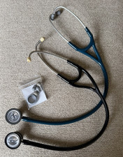Estetoscopio Littman verde y negro Adscope estetoscopio lote de 2 orejeras adicionales