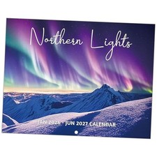 2026-2027 Calendar, Northern Lights Calendar 2026-2027 26 - 27 Northern Lights