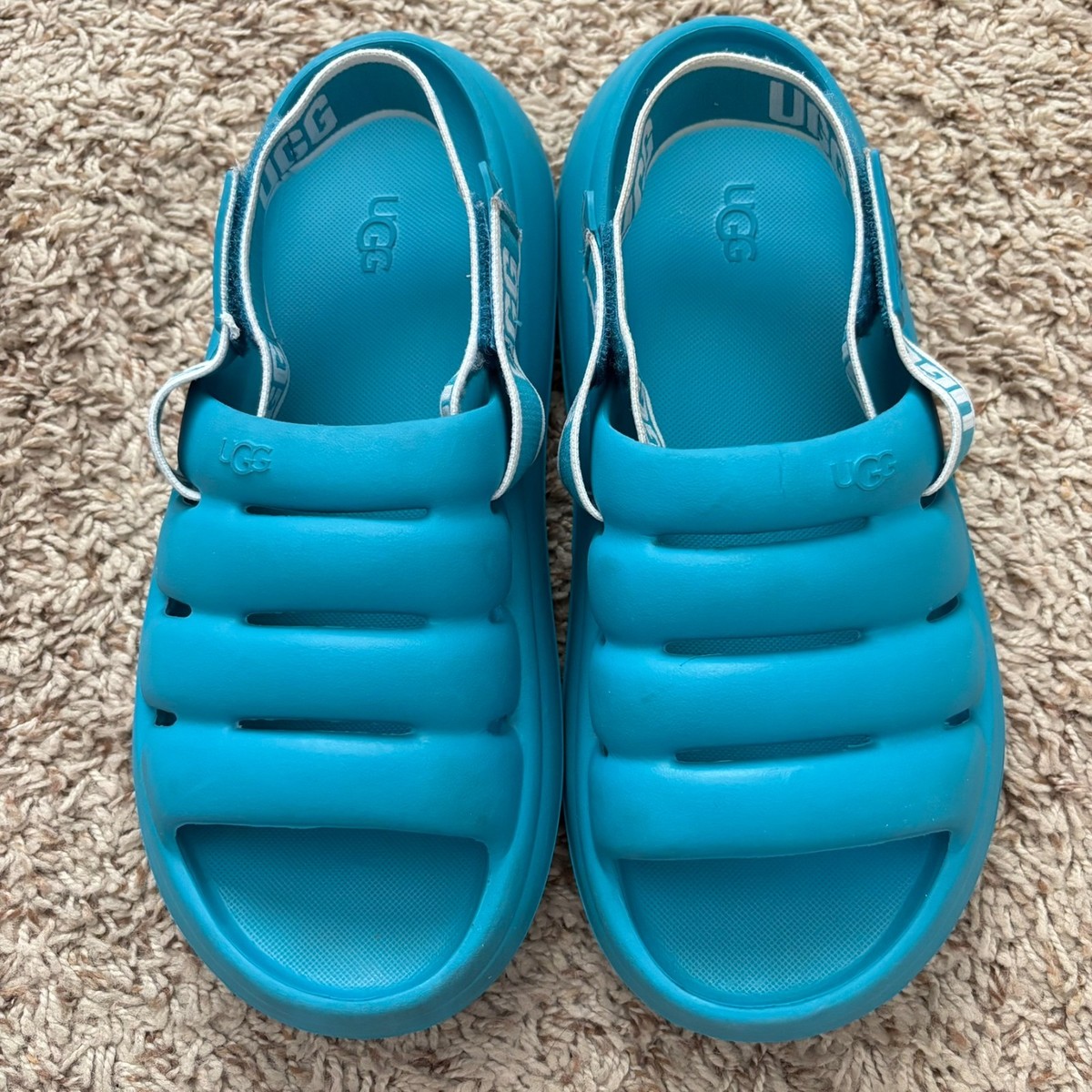 UGG Sport Yeah Slide Size 9 EVA Rubber Slingback Dive Blue UGG Sport Yeah Slides Women main image 3