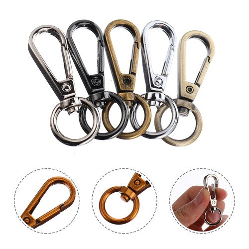 10 Pcs Key Fob Travel Swivel Clasps for Bags Keychain Accessories - Picture 4 of 5