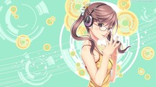 Anime anime girls glasses headphones koutaro Playmat Gaming Mat Desk Game Desk