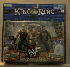 1999 WWF Jakks The Rock & Stone Cold Steve Austin King Of The Ring Figures