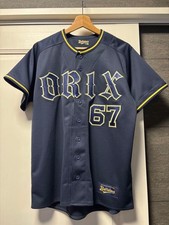 DESCENTE Orix Buffaloes Visitor Jersey 67 Keita Nakagawa Size M New