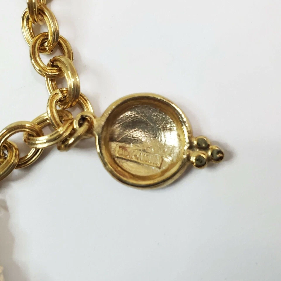 Ben-Amun 24k Gold Plated Charm Necklace 19" - Image 3 of 4