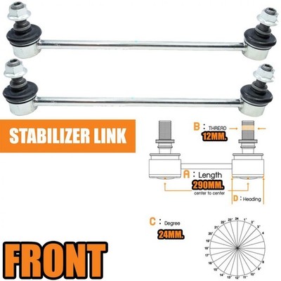 2x Stabilisator Sway Bar Link vorne für Toyota Camry ACV40 2006 2007 2008...