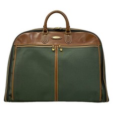 Samsonite Dark Green Dark Brown Leather Chemi...