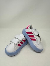 adidas Infants Grand Court 2.0 CF Shoe JI0981-US:10K, White/Blue/Pink, M3 C341T