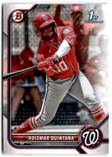 2022 Bowman Prospects 1st Bowman Roismar Quintana Washington Nationals #BP-83