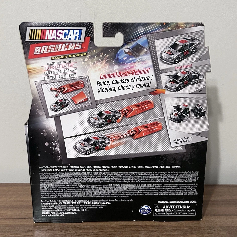Nascar Bashers DALE EARNHARDT #88 Basher Booster 全新 罕见 Spin Masters 密封 — 第 3/4 张图片