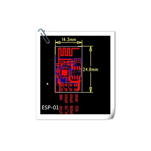 ESP-01 ESP8266 Seriell WLAN Wireless Modul Transceiver UART IoT - Bild 2 von 3