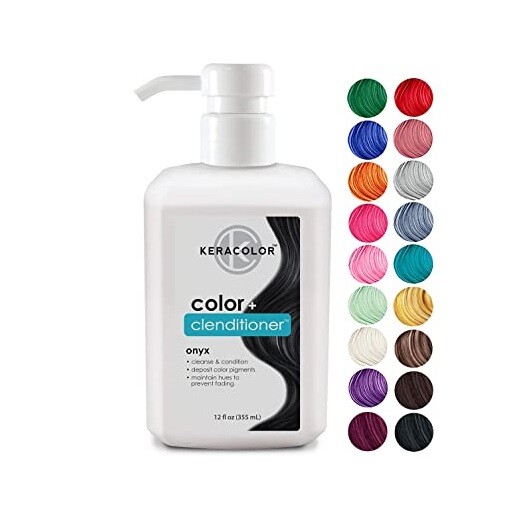 Кондиционер для окрашивания волос Keracolor Clenditioner Onyx 12 унций