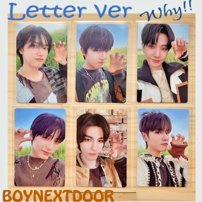 BOYNEXTDOOR 1st EP WHY.. Letter compact ver. Official All Member