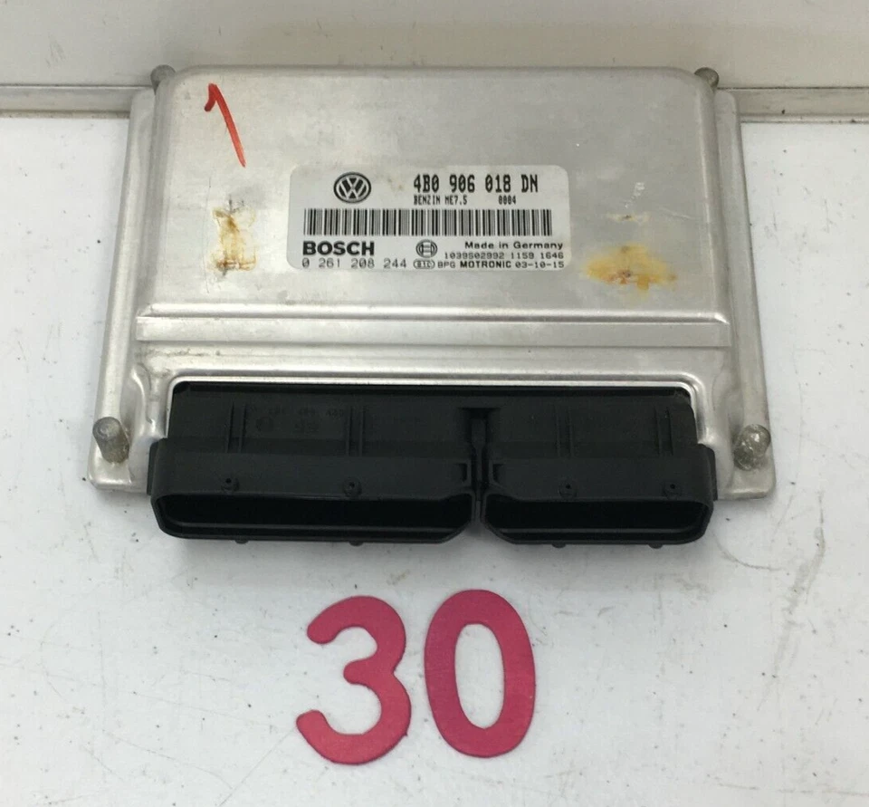 Volkswagen Passat GLS 2004 ECM ECU módulo de control del motor OEM 4B0906018DN Foto 2 de 4