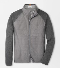 Peter Millar Men's Iron Gray Flannel Merge Hybrid Jacket
