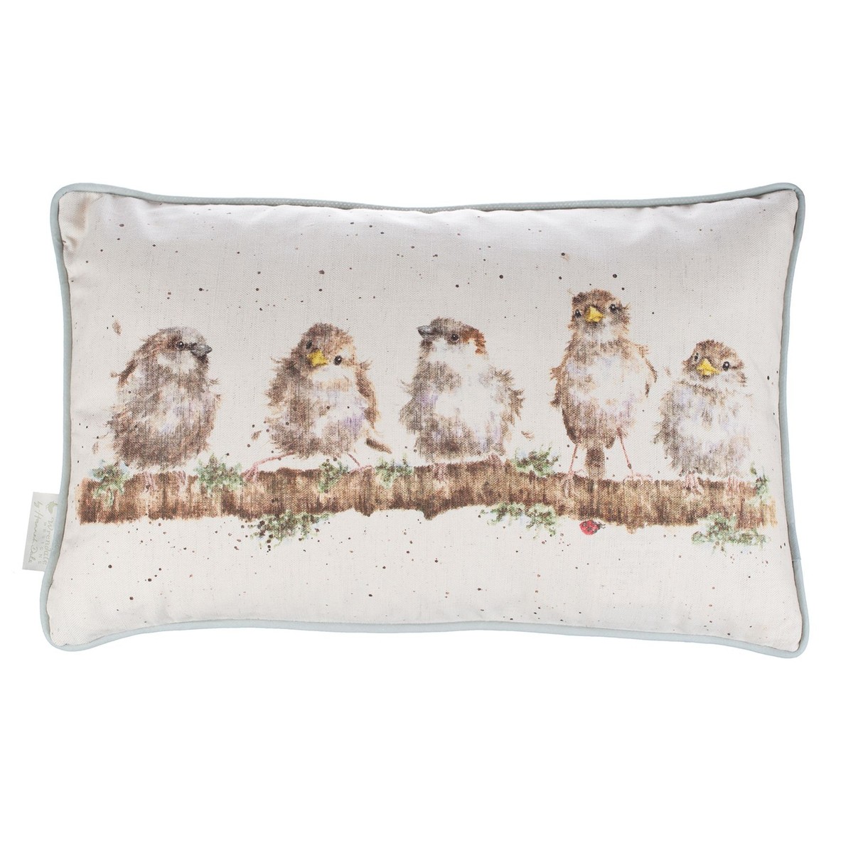 Wrendale Chirpy Chaps Rectangular Cushion UK