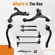 8x Suspension Front Lower Control Arms & Tie Rods Set for Kia Sorento 2011-2013