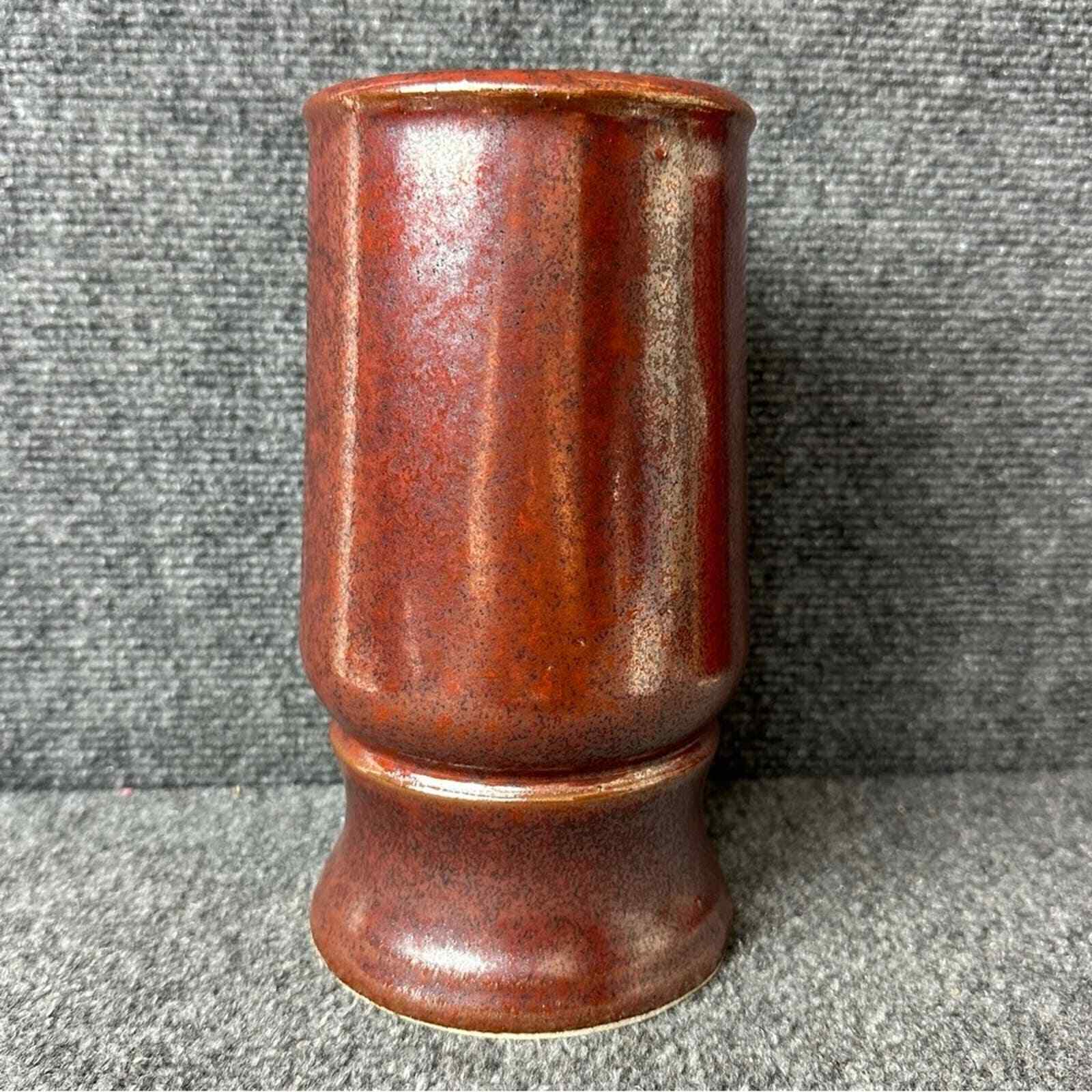 Vintage The Wine cooler glazed pottery bottle cooler ceramic Weiss Ceramics 1977