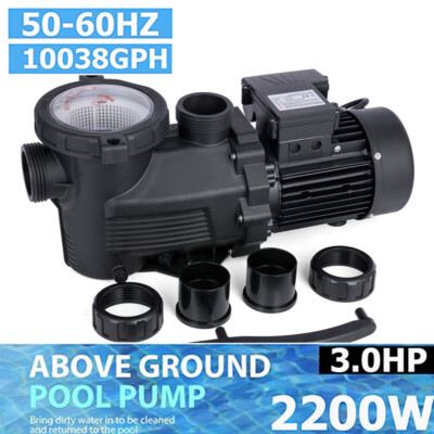 3.0 HP For Hayward Swimming Pool Pump Motor w/Strainer Generic In/Above Ground