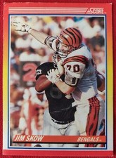 1990 Jim Skow Bengals #227 Score NFL Football Trading Card