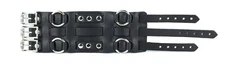 Bikers Rockers Leather Watch Band Bracelet Rivet Studded Punk Gothic