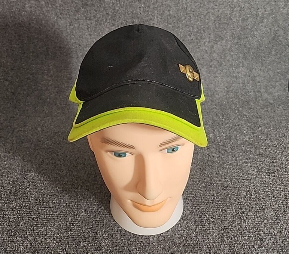 Black Neon Metal Skull Adjustable Baseball Cap Trucker Hat One Size-image