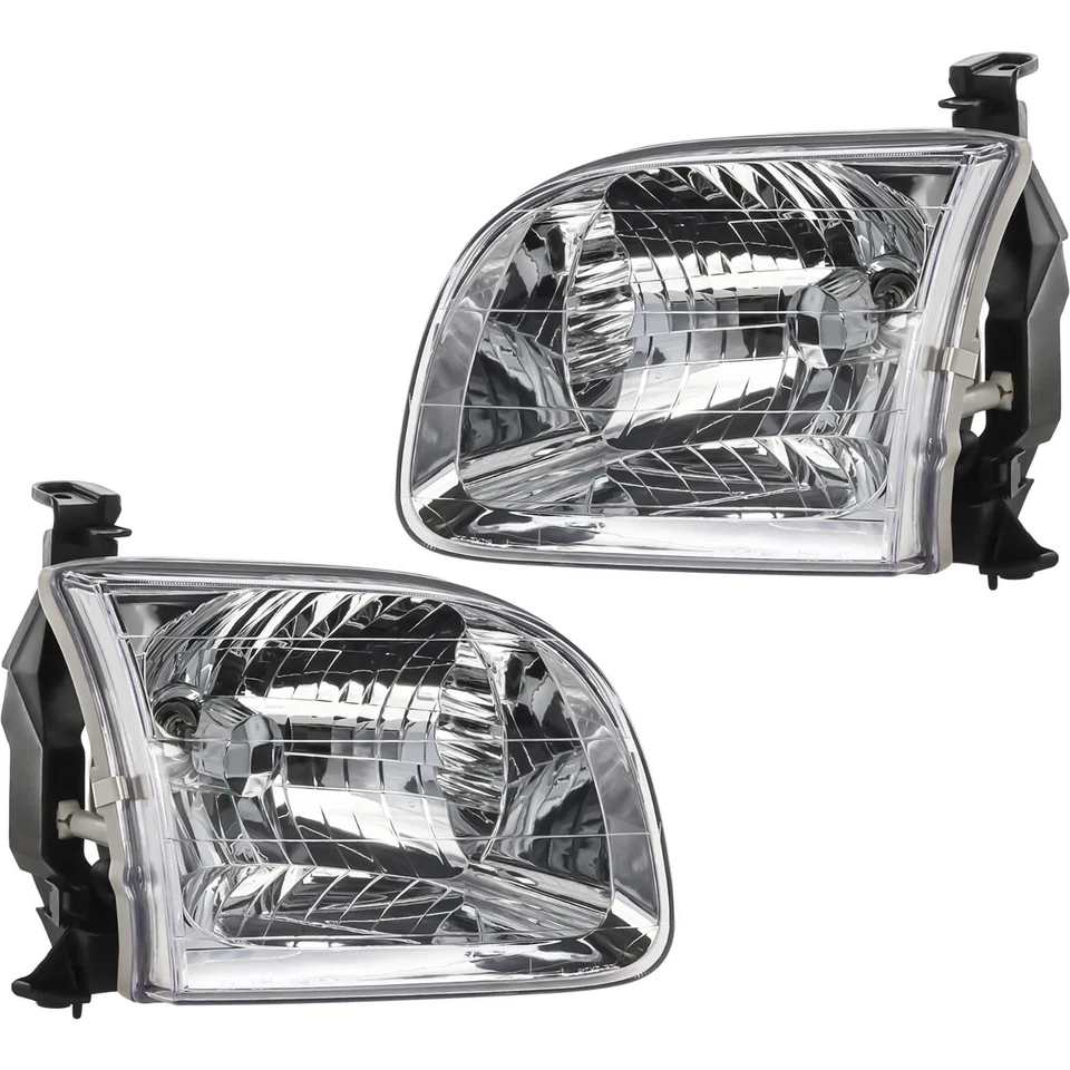 Headlight Assembly Set For 2001-04 Sequoia 2003-04 Tundra Left Right Double Cab - Изображение 2 из 4