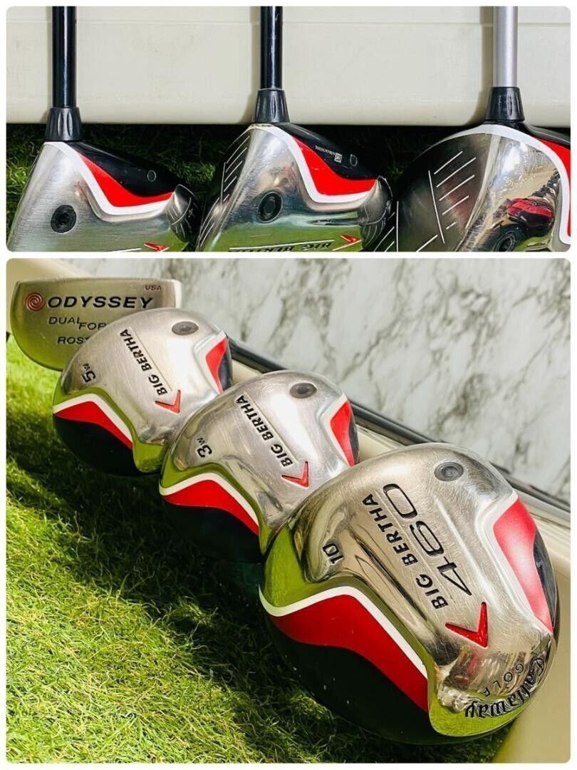 Callaway Club Set 1W 3W 5W 5-10i W 58 PT 12pc RH Graphite Callaway Club Set 1W 3W 5W 5-10i W 58 PT 12pc RH Graphite
