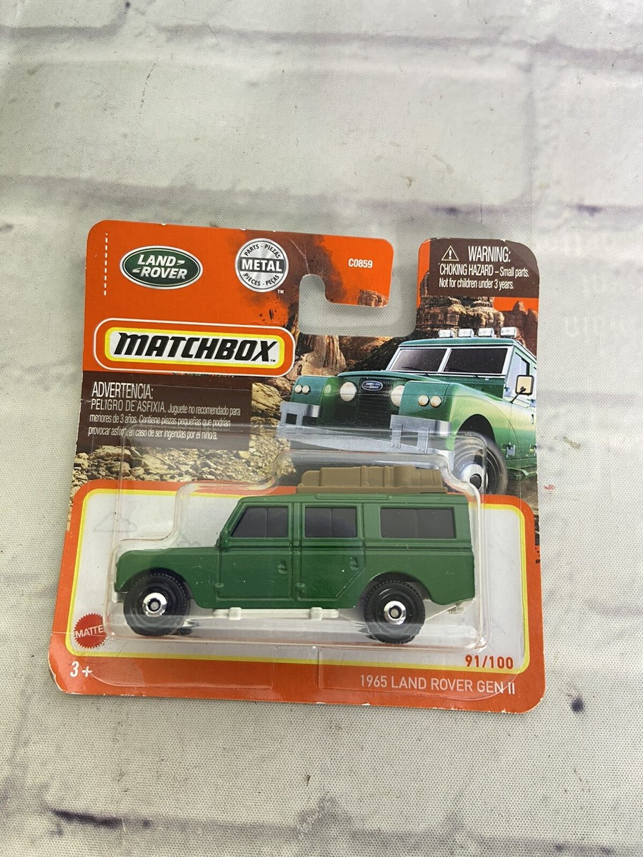 マッチボックス 1965 ランドローバー Gen II Matchbox 1965 Land Rover Gen II in Green Toy Car Vehicle NEW | eBay