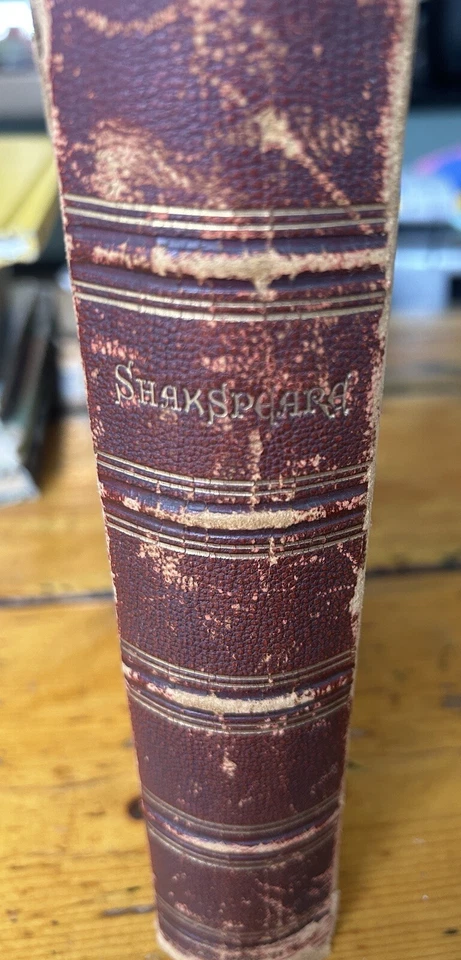 Vintage 1880s WORKS OF SHAKSPEARE Life, Glossary, Etc. Antique SHAKESPEARE RARE - Image 2 of 4