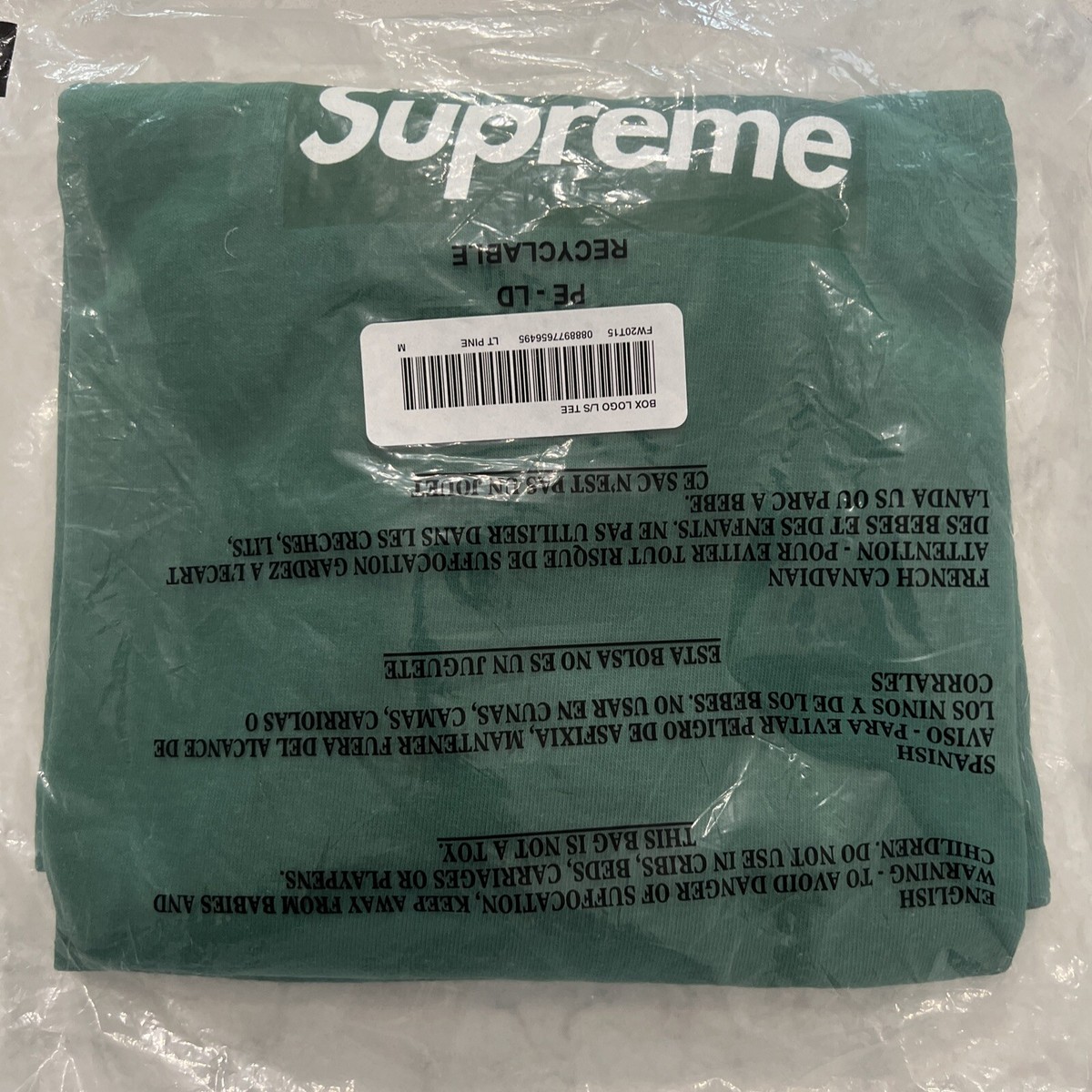 Supreme Box Logo L/S Long Sleeve Tee Size M Medium New Supreme Box Logo L/S Long Sleeve Tee Size M Medium New