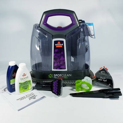 bissell spotclean proheat pet portable carpet cleaner 2513w reviews