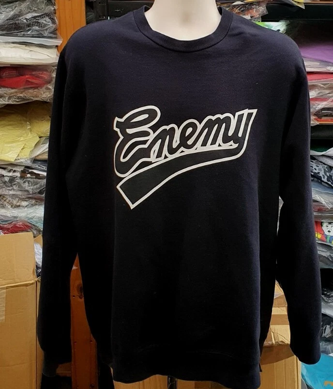 FW06 Supreme Public Enemy Crewneck grand sweat noir vintage 2006 très rare
