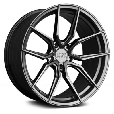 (1) 19x8.5 +20 XXR 559 5x114.3 Chromium Black Wheel
