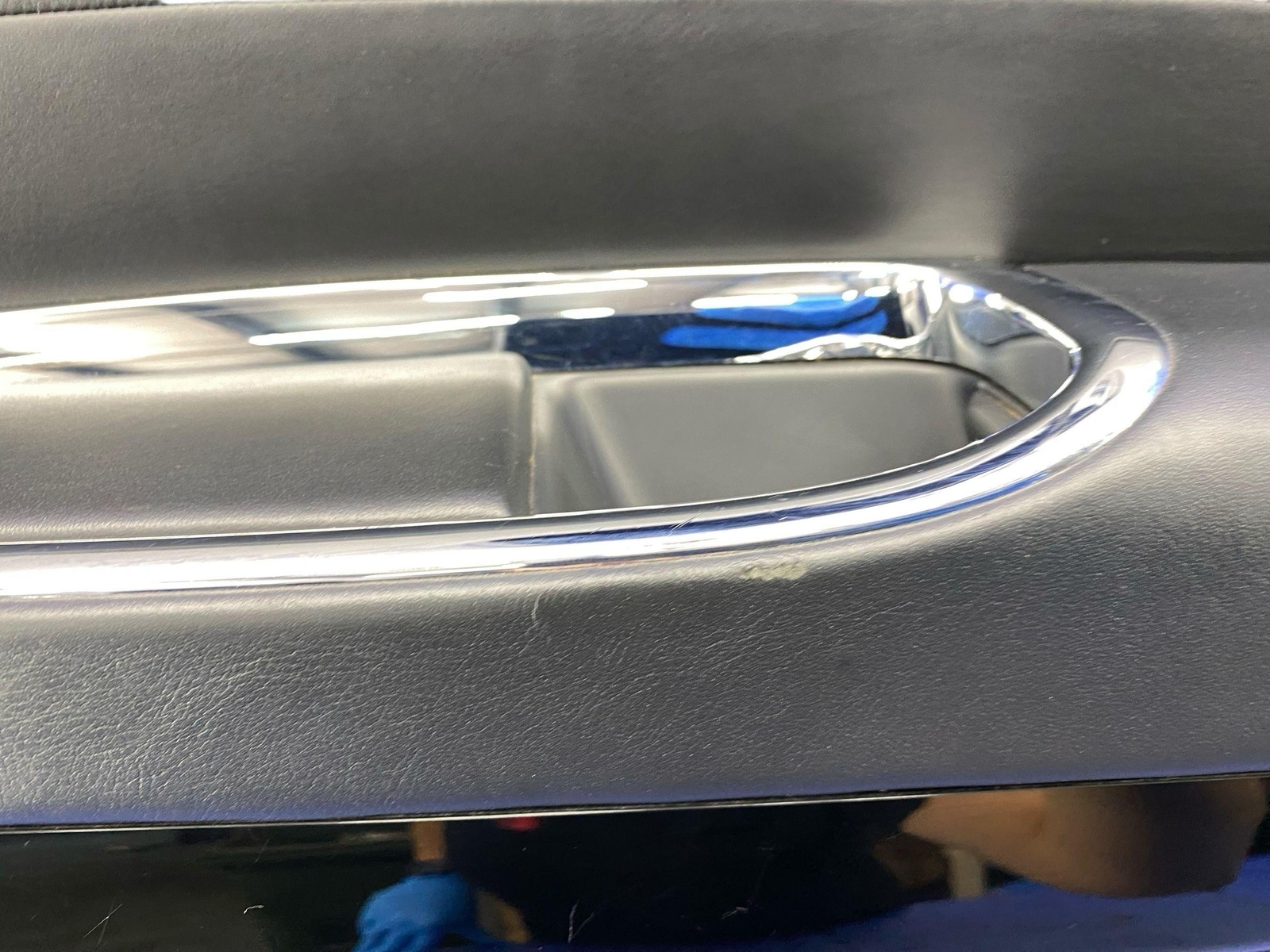 2009-2014 ROLLS ROYCE GHOST REAR RIGHT INTERIOR DOOR TRIM COVER PANEL NAVY BLUE