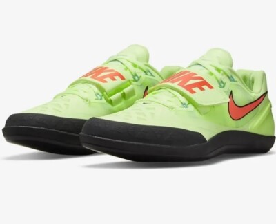 Nike Zoom Rotational 6 Track Throwing Shoes Volt Orange Men s Size 8 685131-700
